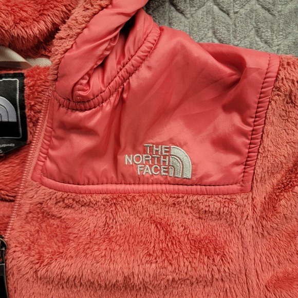 The North Face Oso Hooded Fleece Jacket Long Sleeve Women’s‎ Sz XS Pink Comfort - Picture 7 of 14